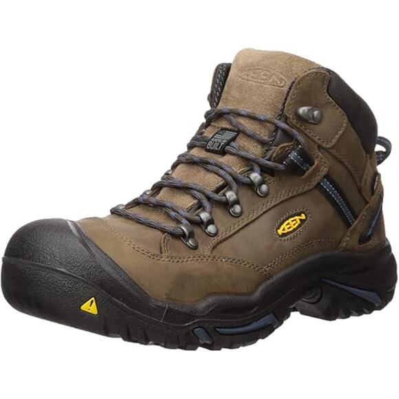 NWT KEEN Utility Men’s Work Boots Bison/Ensign Blue Size 9.5 Wide